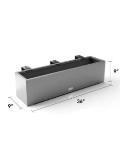 Veradek Metallic Series Railing Planters -Garden Pot Planter Sales Store 8611610 19v