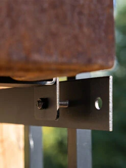 Veradek Metallic Series Corten Steel Railing Planters -Garden Pot Planter Sales Store 8611611 02v