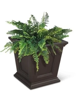 Fairfield Self-Watering Square Planter, 16” X 16” -Garden Pot Planter Sales Store 8611695 04V tif