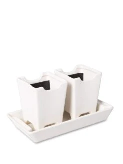 Stoneware Self-Watering Windowsill Planters, Set Of 2 10 Stoneware Self-Watering Windowsill Planters, Set Of 2 -Garden Pot Planter Sales Store 8611890 5658 tif