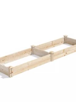 Pine Raised Garden Bed, 2' X 8' -Garden Pot Planter Sales Store 8612243 03V jpg