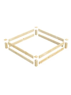 Pine Raised Garden Beds, 4'x4' -Garden Pot Planter Sales Store 8612249 01v