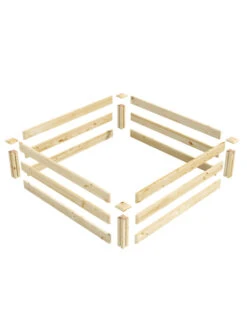 Pine Raised Garden Beds, 4'x4' -Garden Pot Planter Sales Store 8612250 01v