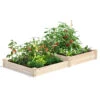 2-Tier Pine Raised Garden Bed, 4'x8' 1 2-Tier Pine Raised Garden Bed, 4'x8' -Garden Pot Planter Sales Store 8612253 02v 2 tier pine raised garden bed 4x8 feet