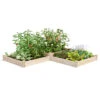 2-Tier Pine Raised Garden Bed, 4'x12' -Garden Pot Planter Sales Store 8612257 02v 2 tier pine raised garden bed 4x12 feet