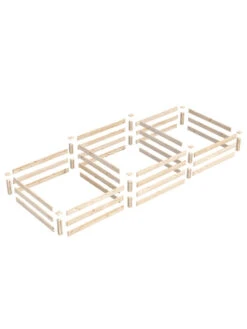 Tall 2-Tier Pine Raised Garden Bed, 4'x12' -Garden Pot Planter Sales Store 8612258 01v