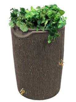 Impressions Bark 50 Gallon Rain Saver -Garden Pot Planter Sales Store 8612301 02V jpg