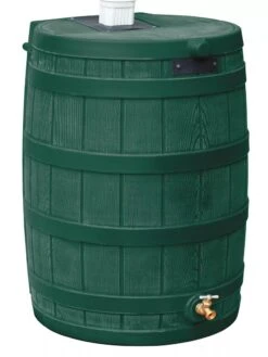 Rain Wizard 50 Gallon Rain Barrel -Garden Pot Planter Sales Store 8612311 02V jpg