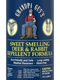 Grandpa Gus's Deer & Rabbit Repellent Spray -Garden Pot Planter Sales Store 8612427 03V 3 4