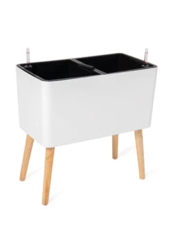 Ava Self-Watering Rectangular Planter -Garden Pot Planter Sales Store 8612691 218 ava self watering rectangular planter white