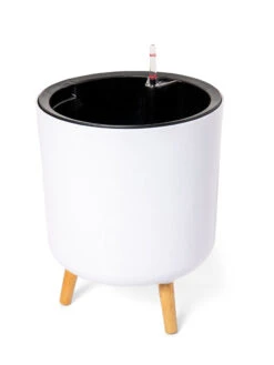 Ava Self-Watering Round Planter -Garden Pot Planter Sales Store 8612692 299 ava self watering round planter white