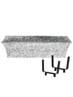 Achla Designs Handrail Flowerbox Bracket Kit For Rail -Garden Pot Planter Sales Store 8612883 01v achla designs handrail flowerbox bracket kit for 2x4 inch rail