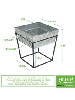 Achla Designs Arne Plant Stand -Garden Pot Planter Sales Store 8612898 04v