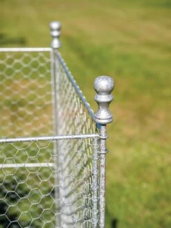 Tall Chicken Wire Critter Fence With Gate -Garden Pot Planter Sales Store 8613260 0082