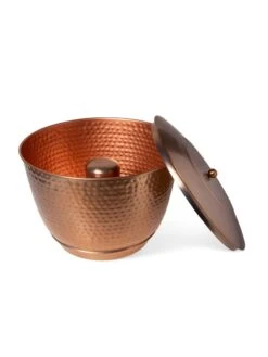 Hammered Copper Hose Pot With Lid -Garden Pot Planter Sales Store 8613311 5812
