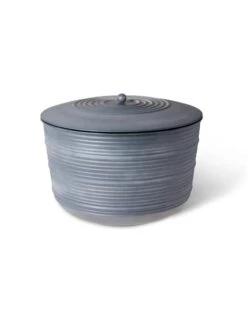 Ribbed Hose Pot With Lid -Garden Pot Planter Sales Store 8613332 5801