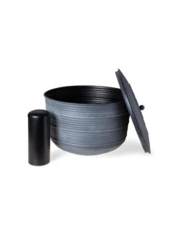 Ribbed Hose Pot With Lid -Garden Pot Planter Sales Store 8613332 5804