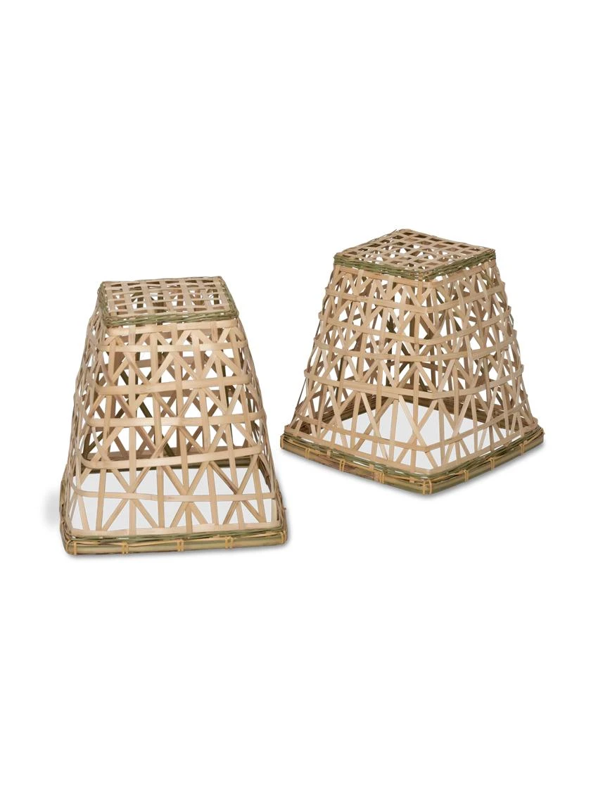 Bamboo Cloche, Set Of 2 12 Bamboo Cloche, Set Of 2 - Image 10