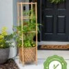 Elevated Bamboo Tomato Planter And Trellis 2 Elevated Bamboo Tomato Planter And Trellis -Garden Pot Planter Sales Store 8613502 13