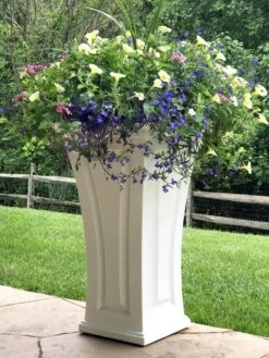 Cambridge Tall Planter, 28" Height -Garden Pot Planter Sales Store 8613524 13V