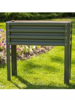 Metal Double Height Raised Garden Bed -Garden Pot Planter Sales Store 8613688 06V 3 4