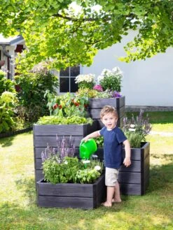 Modular Rectangular Raised Bed Kit -Garden Pot Planter Sales Store 8614248 04V