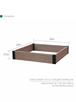 Essential Raised Garden Bed 7 Essential Raised Garden Bed -Garden Pot Planter Sales Store 8614253 03V 3 4
