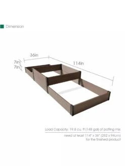 Terraced Triple Garden Bed 7 Terraced Triple Garden Bed -Garden Pot Planter Sales Store 8614257 01V 3 4