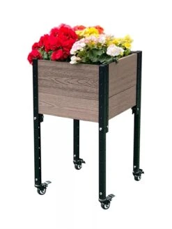 Mobile Elevated Corner Planter -Garden Pot Planter Sales Store 8614267 02V