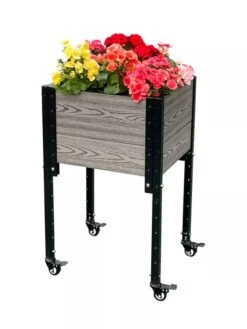 Mobile Elevated Corner Planter -Garden Pot Planter Sales Store 8614267 05V
