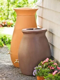 Rainwater Urn, 50 Gallon -Garden Pot Planter Sales Store GS38683 02 tif